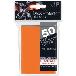 Ultra Pro Standard Card Sleeves Orange Standard (50ct)